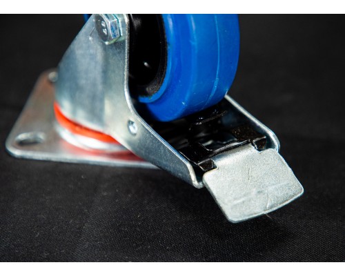 Колесо поворотное резина SRCLb 42 100 мм с тормозом (F) 1024395