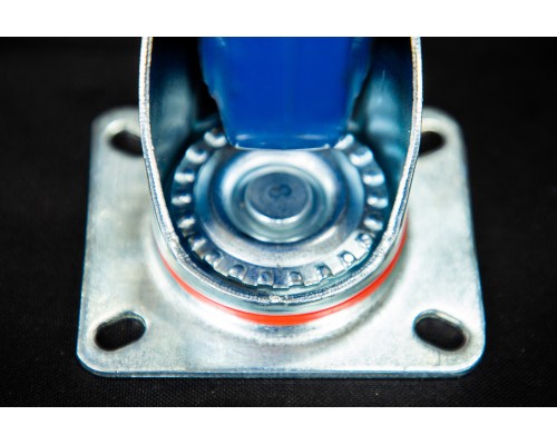 Колесо поворотное резина SRCLb 55 125 мм с тормозом (F) 1024396