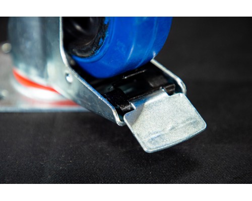 Колесо поворотное резина SRCLb 55 125 мм с тормозом (F) 1024396