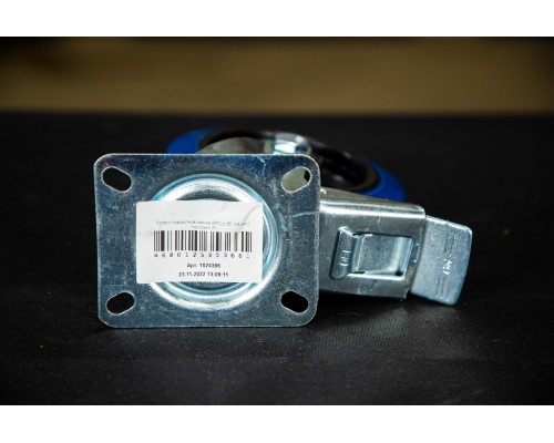 Колесо поворотное резина SRCLb 55 125 мм с тормозом (F) 1024396