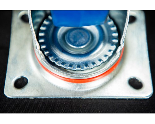 Колесо поворотное резина SRCLb 63 160 мм с тормозом (F) 1024397