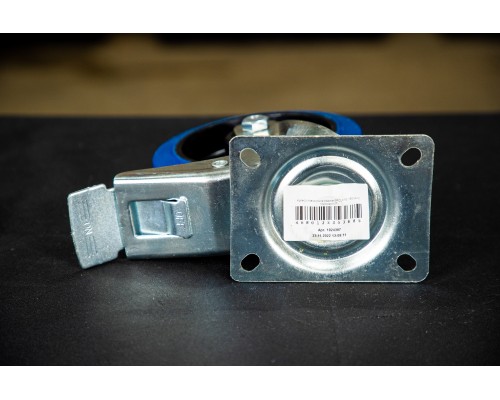 Колесо поворотное резина SRCLb 63 160 мм с тормозом (F) 1024397