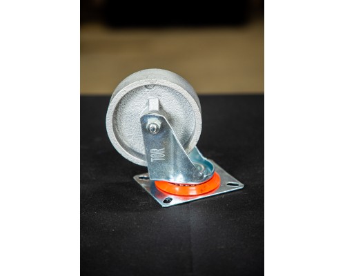 Колесо поворотное чугунное EM01 VKV 100 100 мм термостойкое 1024215