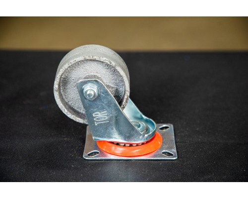 Колесо поворотное чугунное EM01 VKV 80 85 мм термостойкое 1024214