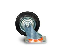 Колесо поворотное резина SC 63 160 мм (Y) 1022085