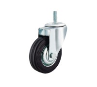 Колесо поворотное SCt 80 200 мм резина с болтом (N) 1050677