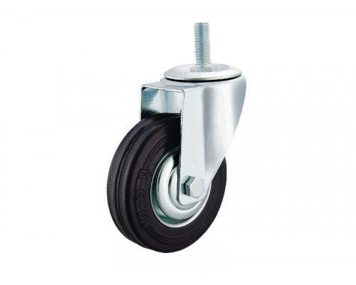 Колесо поворотное SCt 63 160 мм резина с болтом (N) 1045653