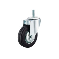 Колесо поворотное SCt 80 200 мм резина с болтом (F) 1027175