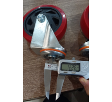 Колесо поворотное усиленное полиуретан SCMh 55 125 мм под болт 1046978