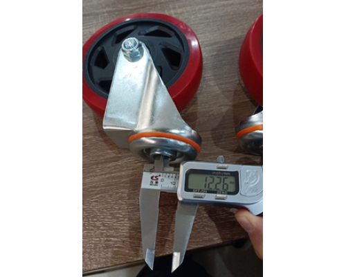 Колесо поворотное усиленное полиуретан SCMh 55 125 мм под болт 1046978