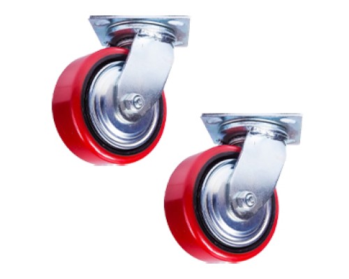 Колесо поворотное PU/металл (C550S/PU2040CB3ra/TG) 200 мм 1352004