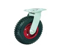 Колесо литое резиновое 160 мм PS160 с протектором и кронштейном 1031467