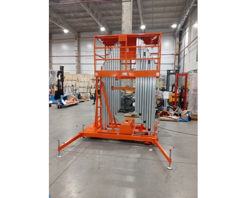 Подъемник мачтовый аккумуляторный 250 кг 12/14 м TOR GTWY12-320 DC 3-мачтовый 1020086