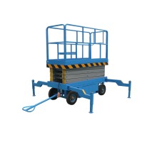 Подъемник ножничный передвижной 500 кг 6/8 м TOR SJY-0,5-6 DC аккумуляторный (G) 1050991