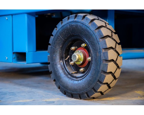 Подъемник ножничный передвижной 500 кг 12/14 м TOR SJY-0,5-12 DC аккумуляторный 1018864