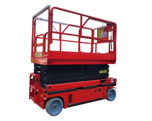 Подъемник ножничный самоходный с выдвижной платформой аккумуляторный  320 кг, 10/12 м, 24/200 В/Ач TOR AMSL1012 DC 1050447