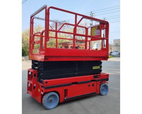 Подъемник ножничный самоходный с выдвижной платформой аккумуляторный 230 кг, 6/8 м, 24/200 В/Ач TOR AMSL0608 DC  1050445