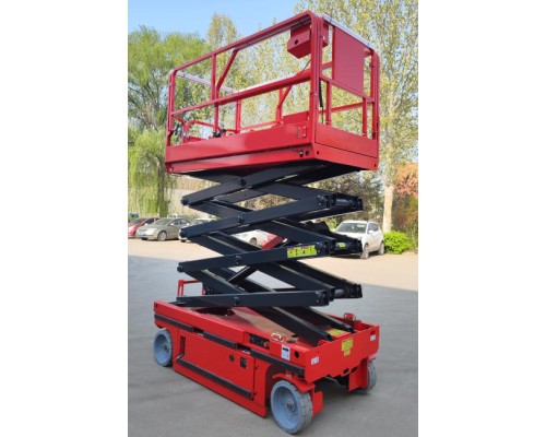 Подъемник ножничный самоходный с выдвижной платформой аккумуляторный  320 кг, 10/12 м, 24/200 В/Ач TOR AMSL1012 DC 1050447