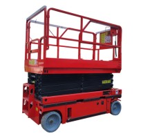 Подъемник ножничный самоходный с выдвижной платформой аккумуляторный 450 кг, 8/10м, 24/256 В/Ач TOR AMSL0810 DC  1050446