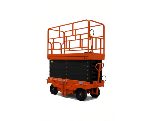 Подъемник ножничный передвижной 500 кг 9/11 м TOR SJY-0,5-9 AC 380В сетевой (G) 1026545