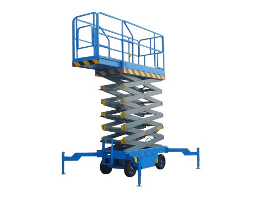 Подъемник ножничный самоходный 300 кг 16/18 м TOR SJY-0,3-16 DC аккумуляторный 1031617