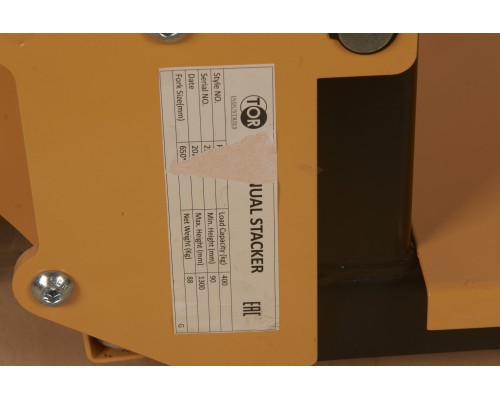 Штабелер гидравлический 0,4 т 1,3 м TOR PJ4130 облегченный 1006121