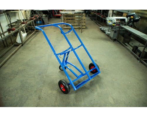 Тележка для баллонов пропан + кислород TOR ТГК-П, 2 баллона (250 пневмо+160поворотное) 1023962