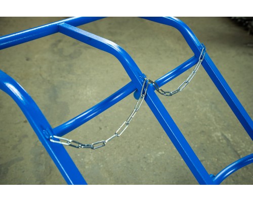 Тележка для газовых баллонов TOR ГБ-2, 2 баллона (250 пневмо колеса + 160 поворотное) 1023661