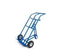 Тележка для газовых баллонов TOR ГБ-2, 2 баллона (250 пневмо колеса + 160 поворотное) 1023661