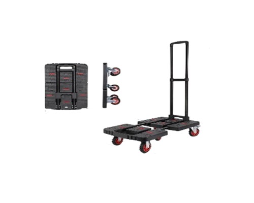 Тележка складная платформенная TOR PT-220 220 кг 400х585(705) мм колеса 100 мм х 5 шт 1050025