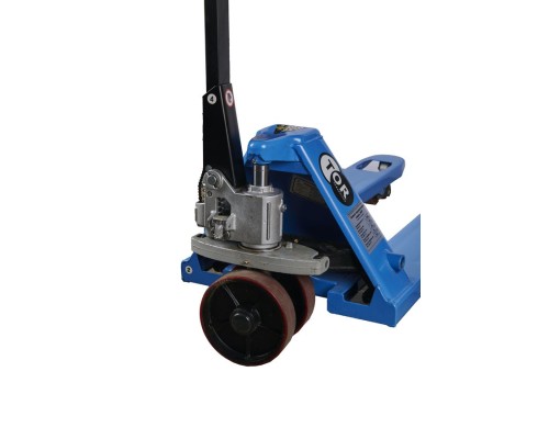 Тележка гидравлическая 3500 кг 1150 мм полиуретановые колеса TOR PWH35-II 1002514