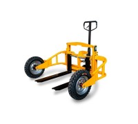 Тележка гидравлическая 1200 кг 813 мм TOR THW для бездорожья (резиновые колеса) 1022098