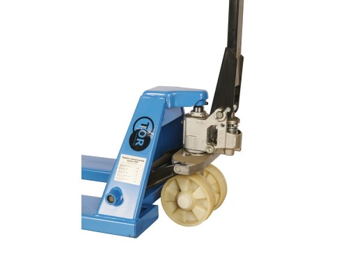 Тележка гидравлическая 2500 кг 800 мм нейлоновые колеса TOR RHP 1039350