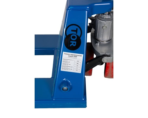 Тележка гидравлическая 2500 кг 800 мм полиуретановые колеса TOR RHP 118258