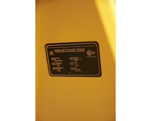 Тележка гидравлическая с ножничным подъемом 1000 кг 1150 мм полиуретановые колеса TOR HLS1000Q (S) 1181002