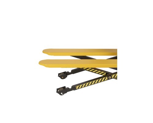 Тележка гидравлическая с ножничным подъемом 1000 кг 1150 мм полиуретановые колеса TOR HLS1000Q (S) 1181002