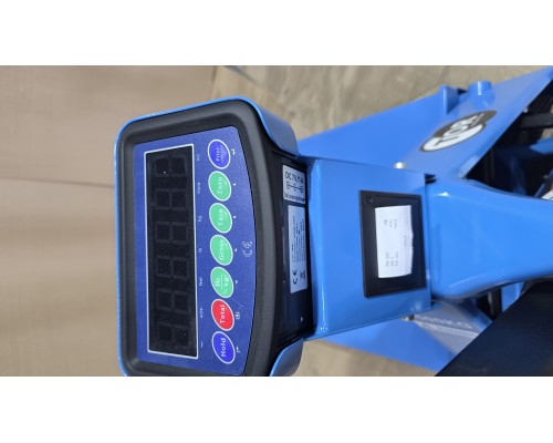 Тележка гидравлическая с весами и принтером 2500 кг 1150 мм полиуретановые колеса TOR WH-25ES 1010038