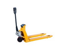 Тележка гидравлическая 2500 кг 1150 мм TOR WH-25ES с весами (полиуретановые колеса) 1003892