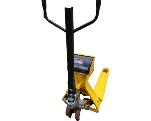 Тележка гидравлическая с весами 2500 кг 1150 мм полиуретановые колеса TOR CBY-CW2 (серия Z) 1023986