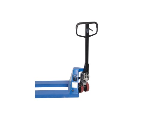 Тележка гидравлическая 1500 кг 2400 мм полиуретановые колеса TOR PWH35-II 1005069