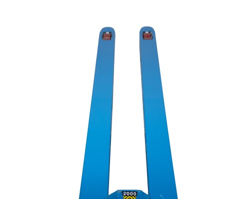 Тележка гидравлическая 2500 кг 2000 мм полиуретановые колеса TOR RHP 118256