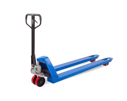Тележка гидравлическая 2500 кг 2000 мм полиуретановые колеса TOR RHP 118256