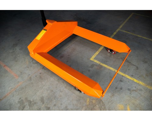 Тележка гидравлическая для рулонов 2500 кг 1150х1150 мм полиуретановые колеса TOR HZT 11802529