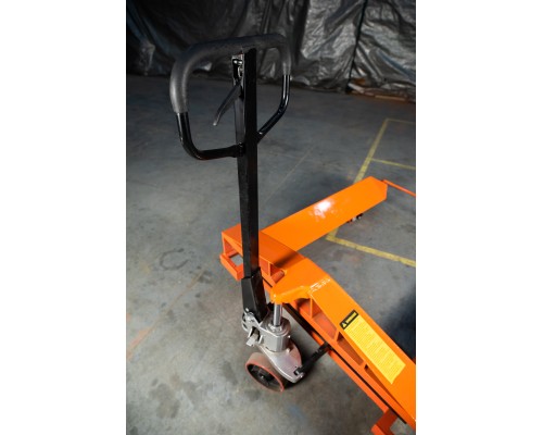 Тележка гидравлическая для рулонов 2500 кг 1150х1150 мм полиуретановые колеса TOR HZT 11802529