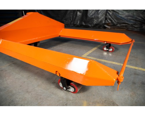 Тележка гидравлическая для рулонов 2500 кг 1150х1150 мм полиуретановые колеса TOR HZT 11802529