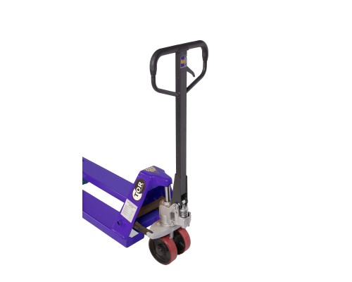 Тележка гидравлическая низкопрофильная 65 мм 2500 кг 1150 мм полиуретановые колеса TOR RHP 1180259
