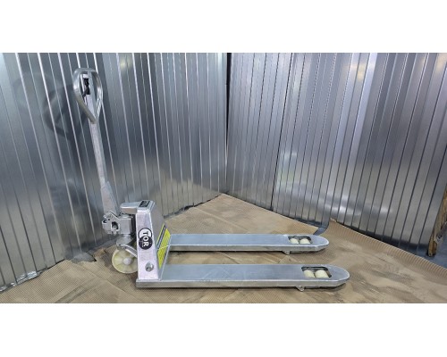 Тележка гидравлическая оцинкованная 2500 кг 1150 мм нейлоновые колеса TOR WH-25G 1048444