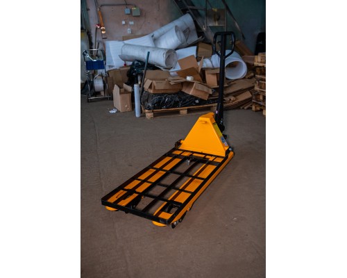 Тележка гидравлическая с решеткой 2500 кг 1150 мм полиуретановые колеса XILIN BFR 1013535