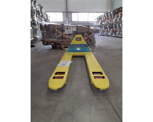 Тележка гидравлическая 2500 кг 1150 мм полиуретановые колеса TOR AC (серия J) 1020600