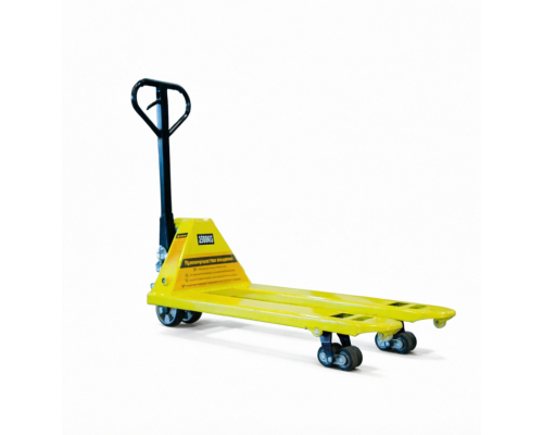 Тележка гидравлическая 2500 кг 1150 мм резиновые колеса и ролики TOR AC (серия J) 1049928